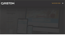Tablet Screenshot of christom.com.au